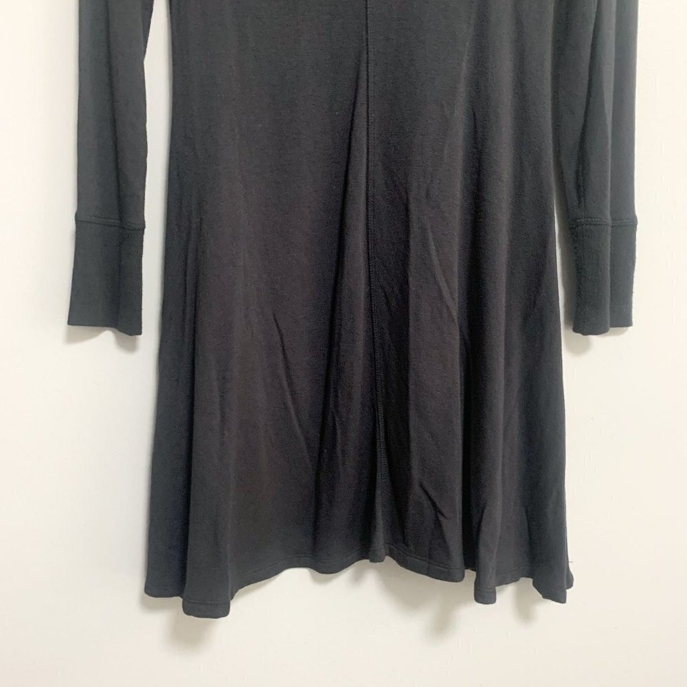BDG Outfield Black Long Sleeve Fit Flare Mini Dress Size S - Picture 7 of 13